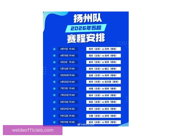 苏州超级联赛赛程时间及重要比赛节点全面安排